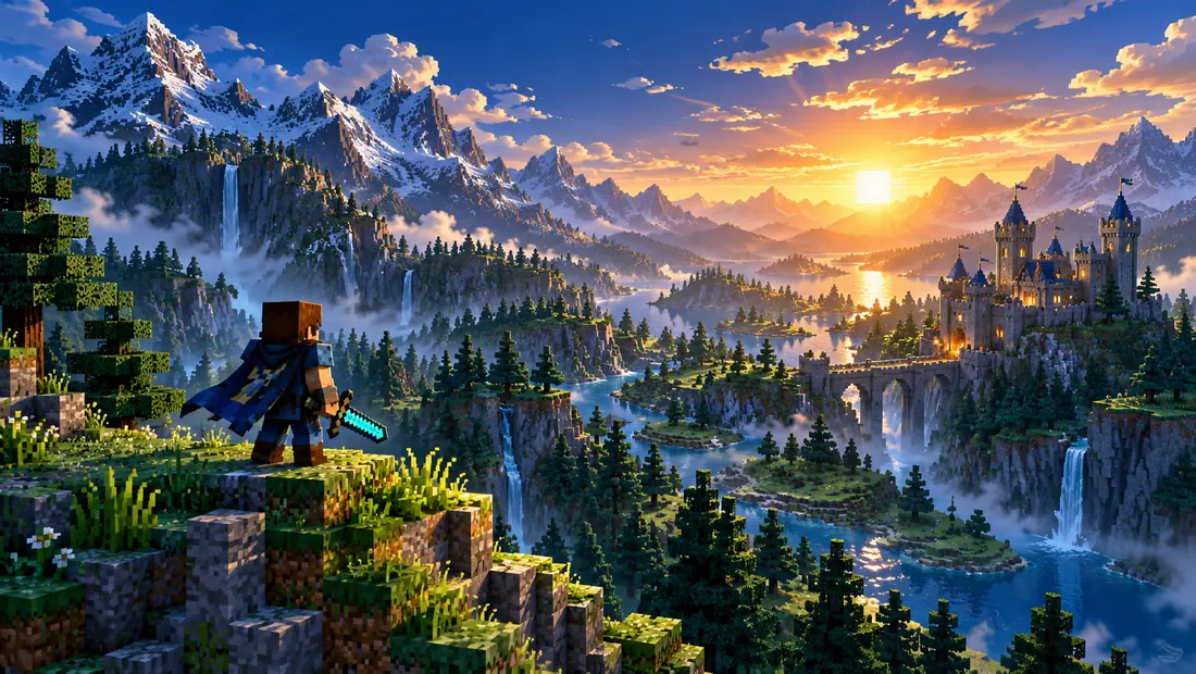 Minecraft private server artwork
