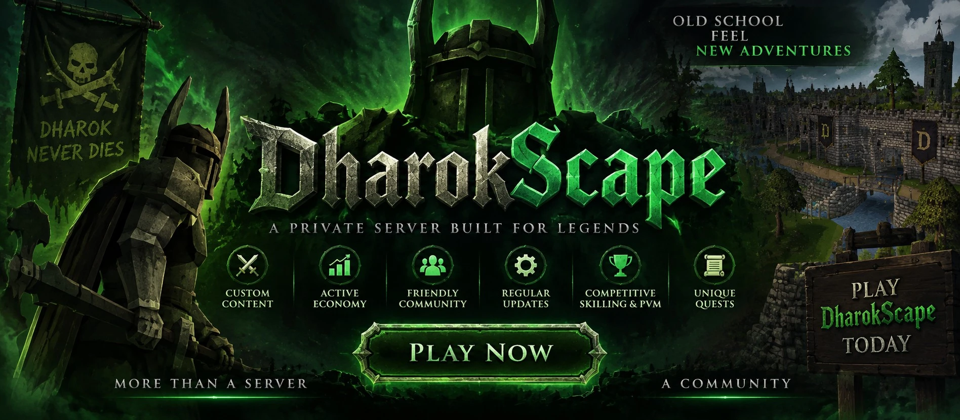 DharokScape banner